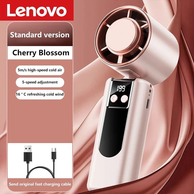 Climatiseur, mini ventilateurs a main, air frais. Lenovo
