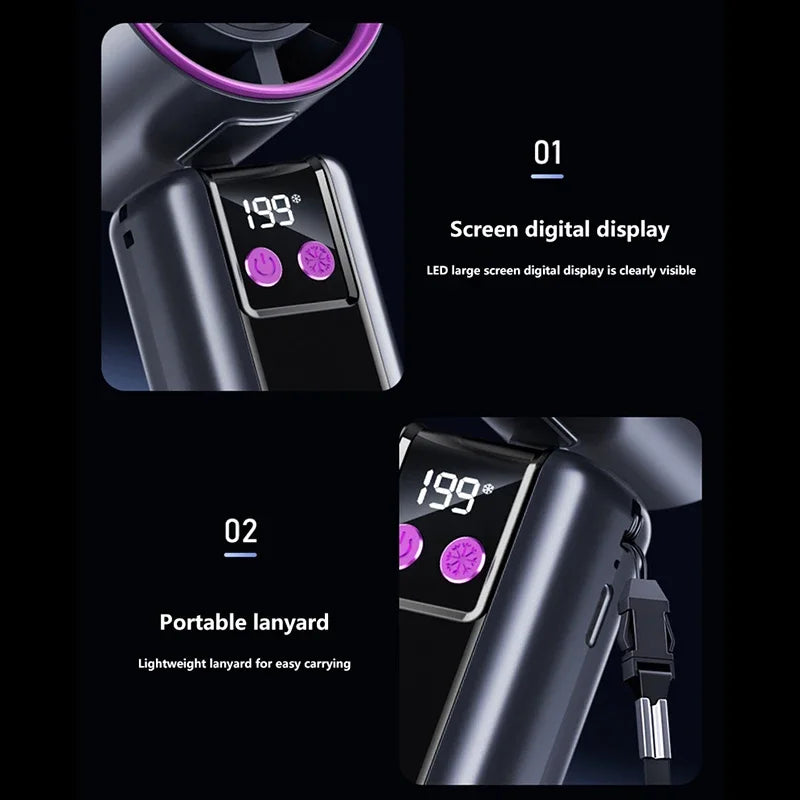 Climatiseur, mini ventilateurs a main, air frais. Lenovo